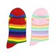 thumbnail image 3 of Calcetines deportivos Calcetines del arco iris del color del caramelo Calcetines lindos, de la moda rayada de la novedad del algodón de las mujeres, 3 of 5