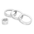thumbnail image 3 of Air Conditioning Knob Ring Trim, 4Pcs A/C Knob Ring Trim Volume Adjuster Decor Fit For R-Evoque 2012-2018, 3 of 8