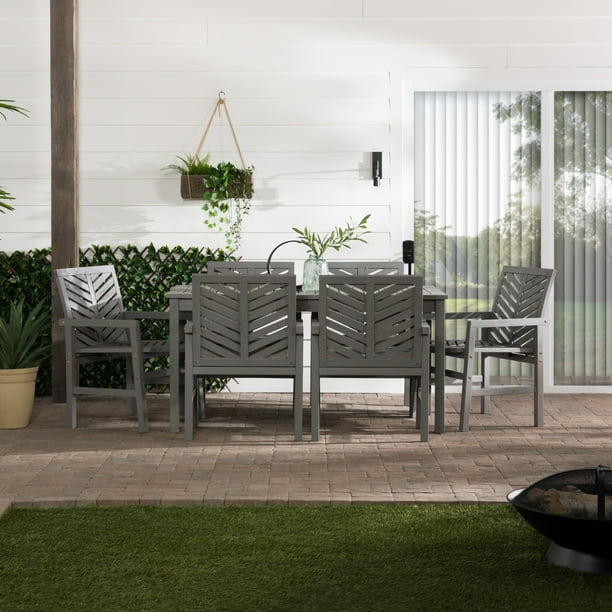 Manor Park Outdoor Patio Dining Set, 7 Piece, Multiple Colors and Styles