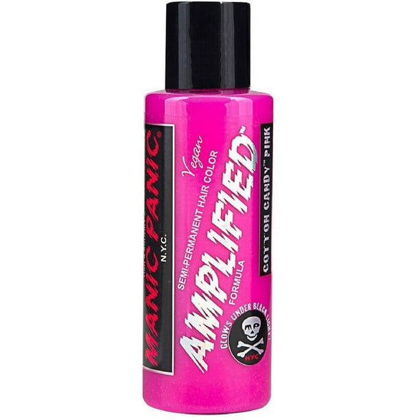 Manic Panic Amplified SemiPermanent Hair Color Cotton Candy, Pink 4 oz