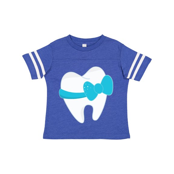 Inktastic Tooth with a bow Boys or Girls Toddler T-Shirt