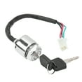 Motorcycle Electric Bike Ignition Switch Set with 2 Keys Replacement