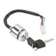 thumbnail image 4 of Interruptor de encendido, juego de interruptor de encendido universal para motocicleta eléctrica con 2 llaves de repuesto para ATV Mini Moto Dirt Bike Ecomeon no, 4 of 5