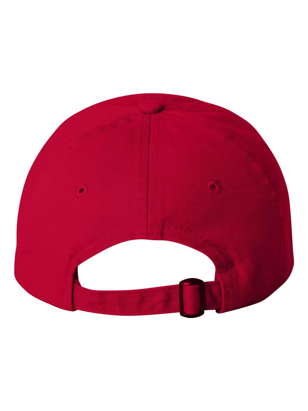 Valucap Adult Bio-Washed Classic Dad Hat - VC300A Adjustable Cap In Light Pink - View #13