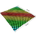thumbnail image 4 of Rainbow Color Checkered Pattern Blanket,Comfortable Soft Flannel Throw Blanket,All Season,Warm Lightweight Blankets for Sofa Bed Couch Living Room Chair,50"x60", 4 of 4