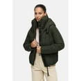 thumbnail image 2 of Marikoo Women’s Cropped Puffered Winter Jacket with Hood - Teddy Lining - Water-Repellent - Ninikaa, 2 of 9