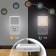thumbnail image 3 of Luz nocturna LED enchufable de 2 piezas, con sensor automático de anochecer a amanecer, luz blanca cálida con brillo ajustable, adecuada para pasillos, dormitorios, habitaciones infantiles, cocinas, escaleras brillar Electrónica, 3 of 5