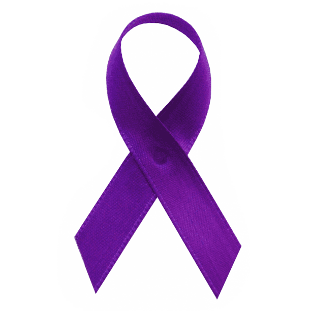 Usa Made Purple Satin Awareness Ribbons Bag Of 125 Fabric Ribbons W Safety Pins Many Colors Available Pin Already Attached Walmart Com Walmart Com