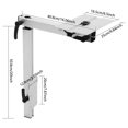 thumbnail image 2 of 360°Rotatable Table Leg, Metal RV Table Leg, Height Adjustable Table Leg, 110lbs Load-Bearing Capacity, Table Leg System for Motor-Homes, Boats, Pontoons, Yachts, 2 of 18