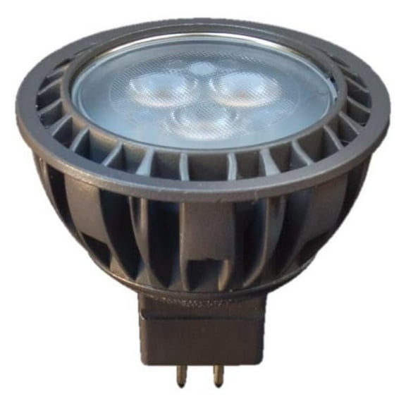 Brilliance MR-16 Low Voltage 12V LED, 5 Watt, 60 Degree Beam Spread, 2700K, Dimmable Landscape Lighting Lamp Bulb, 35W Halogen Replacement - Professional Series