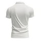 thumbnail image 5 of pstuiky camisetas para hombre, Camisa/top informal de color liso con solapa de moda de verano para hombre ropa de hombre xxl, 5 of 7