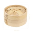 thumbnail image 3 of 1 Set Kitchen Bamboo Food Steamer Premium Food Steamer Durable Food Steamer, 3 of 9