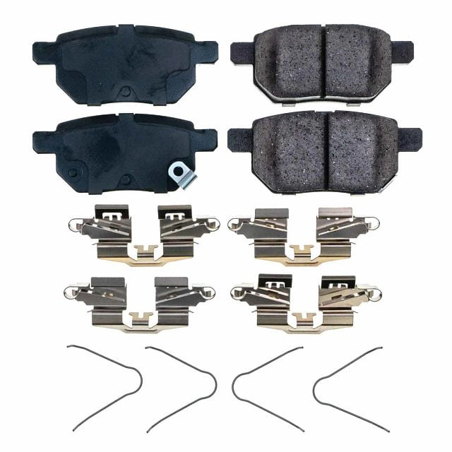 Power Stop Rear Z17 Evolution Ceramic Brake Pads with Hardware 17-1423N