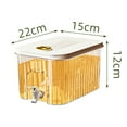 thumbnail image 3 of Hervidor de agua fría base desmontable portátil con grifo refrigerador jarra dispensadora de yugo, 3 of 11