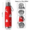 thumbnail image 3 of Christmas 29oz Stainless Steel Insulated Thermos with Tea Filter, 360° Printed Travel Bottle, Leakproof BPA-Free Flask with Anti-Slip Base, 304 Inner & 201 Outer, Vacuum Cup, 3 of 6