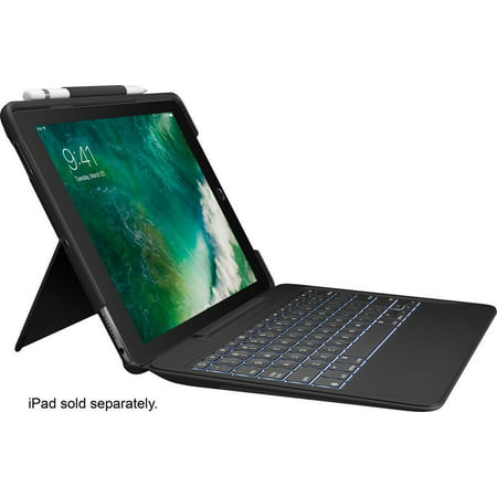 Logitech iPad Pro 10.5 inch A1701 A1709 Keyboard Case | SLIM COMBO with Detachable, Backlit, Wireless Keyboard and Smart Connector (Best Ipad Case Keyboard Combo)
