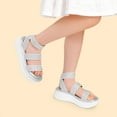 thumbnail image 2 of DREAM PAIRS Girls Flatform Wedge Open Toe platform Summer Sandals with Buckle Ankle Strap for Little Kid/Big Kid, 2 of 6