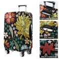thumbnail image 5 of Pioneer Flower Floral Print Pattern Luggage Cover Fashion Suitcase Cover Baggage Covers Fit 25-28 Inch Luggage (Go Travel), 5 of 5