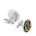 thumbnail image 3 of Cat Stylish Shirt Cufflinks Set Made of Stainless Steel for Formal Attire, Weddings, and Events, 3 of 6