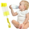 thumbnail image 4 of KDFWDM Reusable Sponge Baby Bottle Cleaning Brush with Suction Cup Stand, Scrubber and Nipple Cleaner, 4 of 5