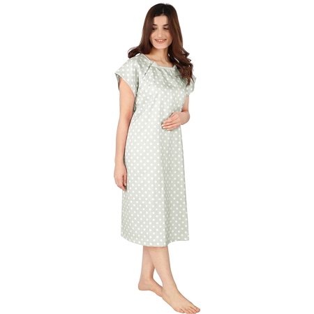 Maternity Gown Hospital Gown Cotton Patient Gown