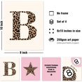 thumbnail image 2 of Aingg Preppy Pink Leopard Cheetah Room Decor Y2K Cheetah Posters for College Dorm Wall Art Prints 4Pcs,itial P Personalized Pink Lucky 8 Ball Poster for Teen Girls Bedroom Bathroom Unframed, 2 of 6