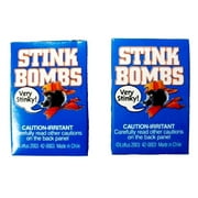 Stink Bombs Glass Viles Smells Bad Rotten Egg Fart Joke Gag Gift Trick Prank 6pk