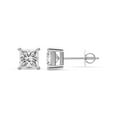 thumbnail image 2 of 8 Carat Princess IGI Certified Lab Grown Diamond Solitaire Earrings | 14K White Gold FG VS Diamonds | Stud Earrings Friendly Diamonds, 2 of 6