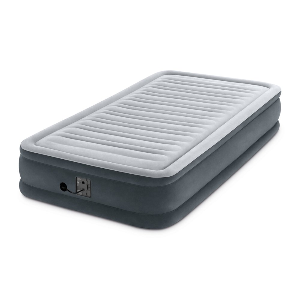 Intex Comfort Deluxe DuraBeam Plush Airbed Mattress with BuiltIn Pump