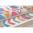 thumbnail image 5 of Rugs America Mika MO50B Ginger Lemon Geometric Contemporary Multi Area Rug, 5'x7'6", 5 of 7