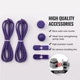 thumbnail image 3 of 2 pares de cordones sin atar - Cordones elásticos para zapatos - Cordones de bloqueo fuerte - Talla única para adultos y niños, 3 of 7