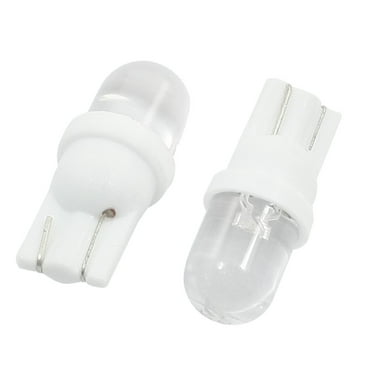 Unique Bargains 2pcs T10 194 W5W 1.5W Ceramic Shell Car Wedge Backup White Lights Bulbs