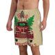 thumbnail image 2 of Balery Christmas Vintage Red Truck Traje de Baño Estilo Hawaiano para Hombre, Shorts de Secado Rápido con Bolsillos-Small, 2 of 6