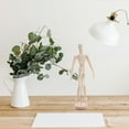 thumbnail image 4 of Raindrops Beige 16 Inch Wooden Poseable Artist Mannequin Model for Craft Use Flexible Joints Educational Tool, 4 of 8