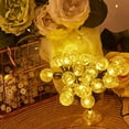 thumbnail image 5 of Cadena de luces solares Dinheiro con bolas de cristal para jardín, patio, fiesta familiar, boda, 5 of 5