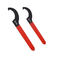 thumbnail image 1 of Ensemble de Clés à Ressort Coilover, 2 Pcs Clé à Ressort, Clé en Forme de C, pour Système de Suspension et Ajustement des Chocs, 1 of 6