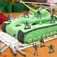 thumbnail image 6 of ArtCreativity Little Green Army Men Toy Soldiers, Bulk Pack of 144 Military Toys Figurines, Plastic Army Guys Playset, Action Figures in Assorted Poses, Fun Gift and Party Favors for Boys and Girls, 6 of 7