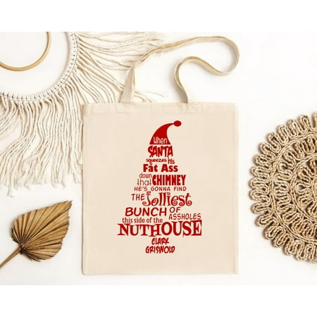 vintage National Lampoons Christmas Vacation Tote Bag ~ S To XL- Griswold Quote-TH19840