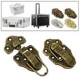 thumbnail image 3 of Pestillo de Pestillo de caja de madera con tornillos Hardware Broche Clip Hebil Cerrojo Bronce Zulema Pestillo de palanca, 3 of 8