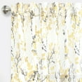 thumbnail image 2 of Achim Home Furnishing Misty Maize Floral Petal Vines  Window Curtain Panels : 52" X 63" Panel - Single, 2 of 4