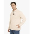 thumbnail image 2 of Chaps Men's & Big Men's Quarter Zip Fleece Sweater, Sizes S-3XL, 2 of 8