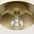 thumbnail image 4 of Avec 12 in. 1-Light Brushed Gold Luxe Flush Mount, 4 of 11