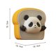 thumbnail image 2 of Adorno de resina de escritorio de panda, mini figura de panda de pan, figura de panda de pan tostado, para escritorio, 2 of 7
