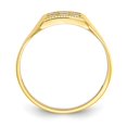 thumbnail image 2 of 10K Yellow Gold Ring Band with Stones Cubic Zirconia CZ White, 2 of 5