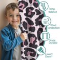 thumbnail image 3 of Blackout Kids Curtains,Pink and Black Of Leopard Print Childrens Insulated Curtains Set Of 2,Bedroom Essentials,Toddler Room Decor 42"x54", 3 of 5
