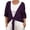 Purple, variant on ManxiVoo Women Lightweight Long Sleeve Cardigan Tie Front Cover Up Soft Knit Lacy Beachwear Chic Layering Piece for Seasonal Transitions L Size Black