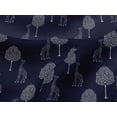 thumbnail image 4 of oneOone Viscose Jersey Fabric Tree & Giraffe Block Print Fabric BTY 60 Inch Wide, 4 of 5