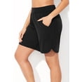 thumbnail image 3 of Swimsuits for All Women's Quick-Dry Petal Hem Short, 3 of 3