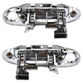 thumbnail image 4 of Set of 2 Front Exterior Door Handle Compatible with 2000-2005 Toyota Echo Chrome With Key Hole 6921052010-PFM 6922052010-PFM Base New OE Replacement Outside Handle Outer Handle, 4 of 5