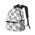 thumbnail image 2 of Lsque Black Squirrel Classic Casual Backpack - Large Capacity Water-Resistant Backpack for School, Work, Travel, and Outdoor Activities, 2 of 8